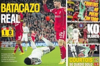 Spanish media’s Conor Bradley praise condemns Vinicius to 1-star rating