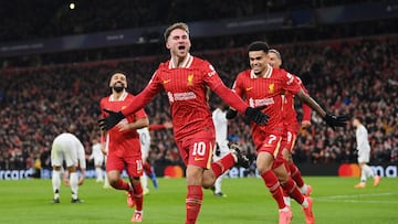 Mac Allister heads Liverpool in front against Real Madrid LIVE!