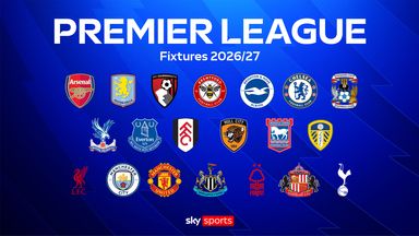 Premier League 2026/27 fixtures: Your club's fixtures revealed LIVE!