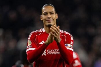 Virgil van Dijk out to continue valuable 2025/26 record vs. Fulham